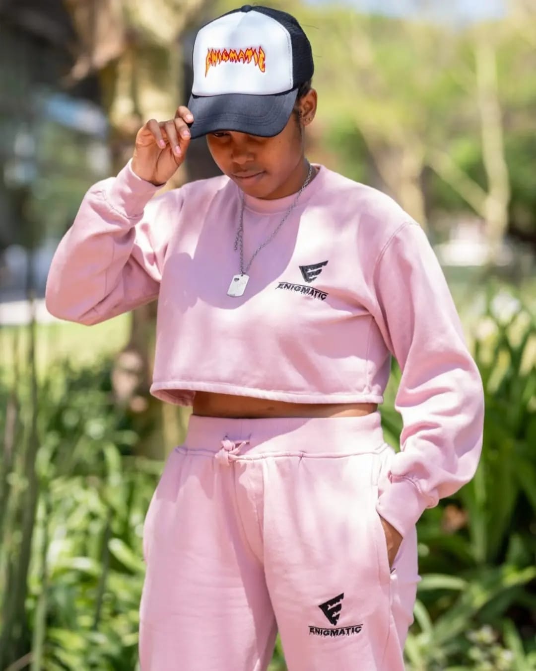 Enigma Dusty Pink Tracksuit Combo